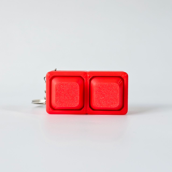 Kliker 1x2 - Czarwony